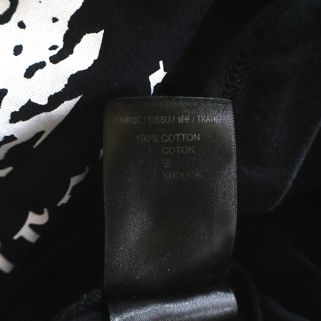 VETEMENTS(ヴェトモン) 22SS 両面ユニコーンプリント 半袖Tシャツカットソー ブラック UE52TR200B