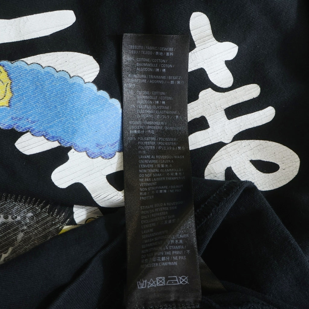 BALENCIAGA(バレンシアガ) THE SIMPSONS シンプソンズ プリント半袖Tシャツカットソー ブラック 676589 TLVG7