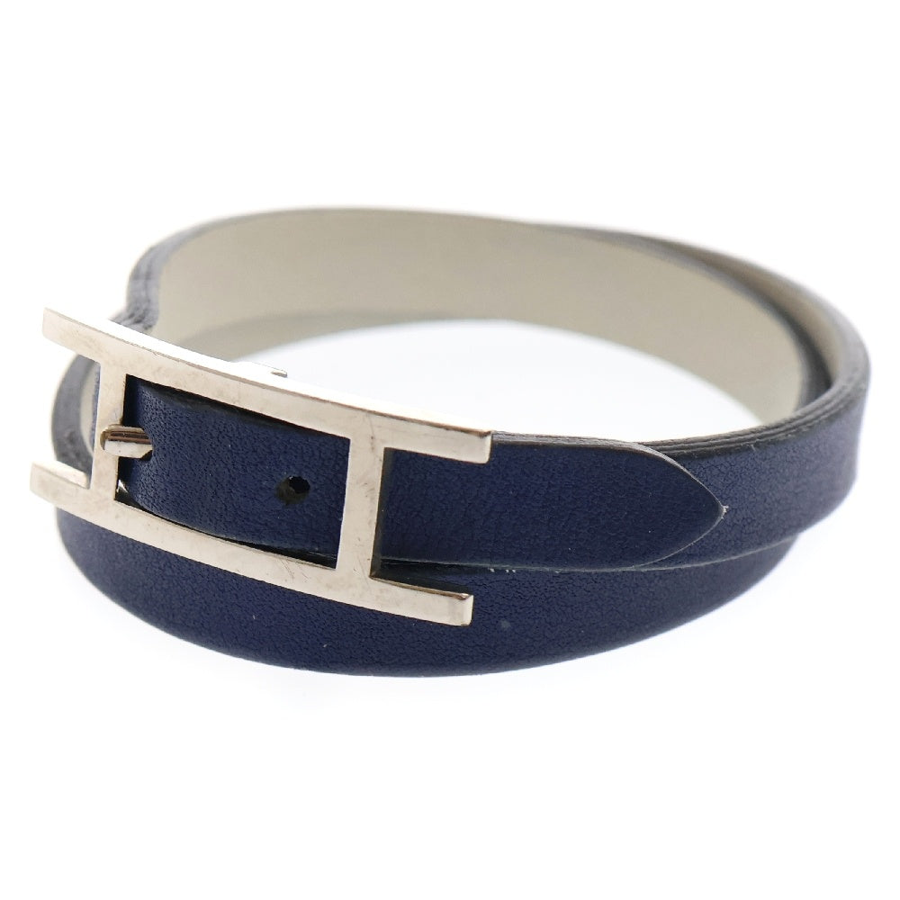 HERMES(エルメス) アピ2 ブレスレット SV金具 ブルー