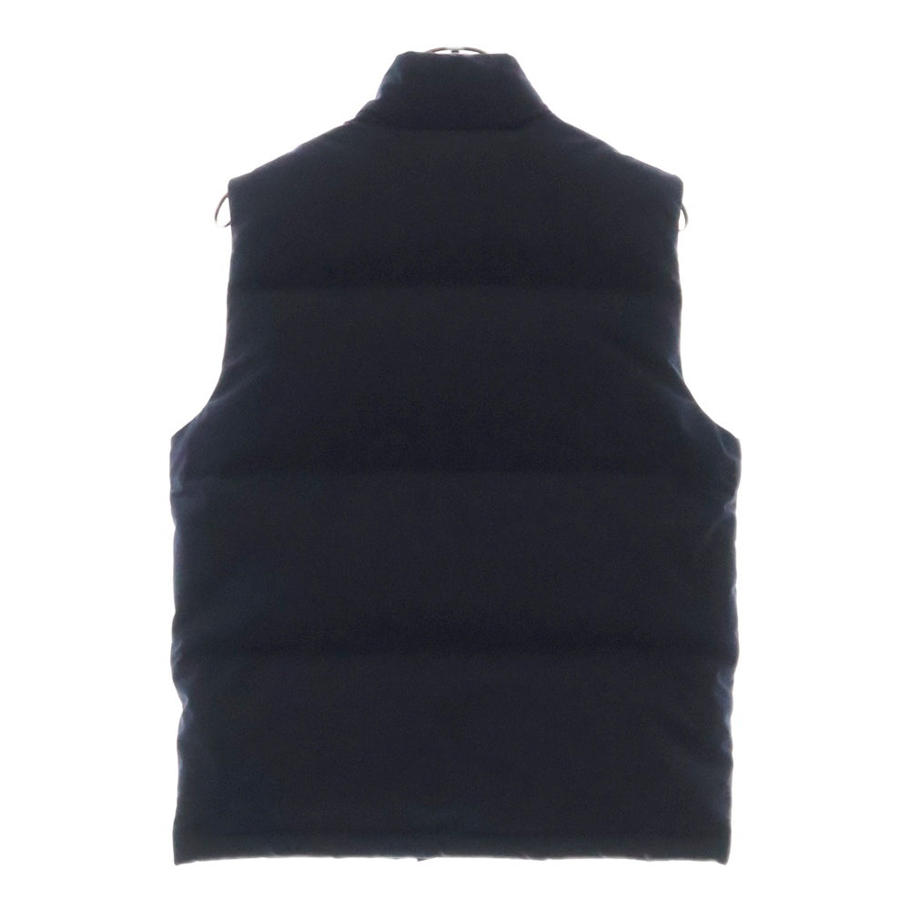 GUCCI(グッチ) 20AW ×THE NORTH FACE ノースフェイス ロゴパッチ ナイロンダウンベスト ネイビー×ボルドー 649244
