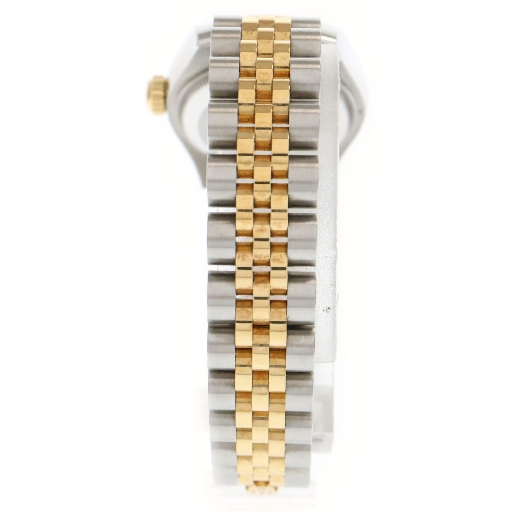 ROLEX(ロレックス) デイトジャスト シルバーホリコン文字盤 新PD 10P ダイヤモンド ステンレス×イエローゴールド SS×YG/AT 自動巻き 179173G 腕時計 ジュビリーブレス レディース