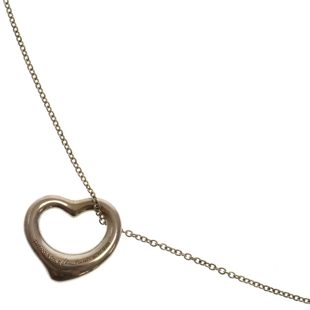 TIFFANY&Co(ティファニー) オープンハート シルバーネックレス シルバー