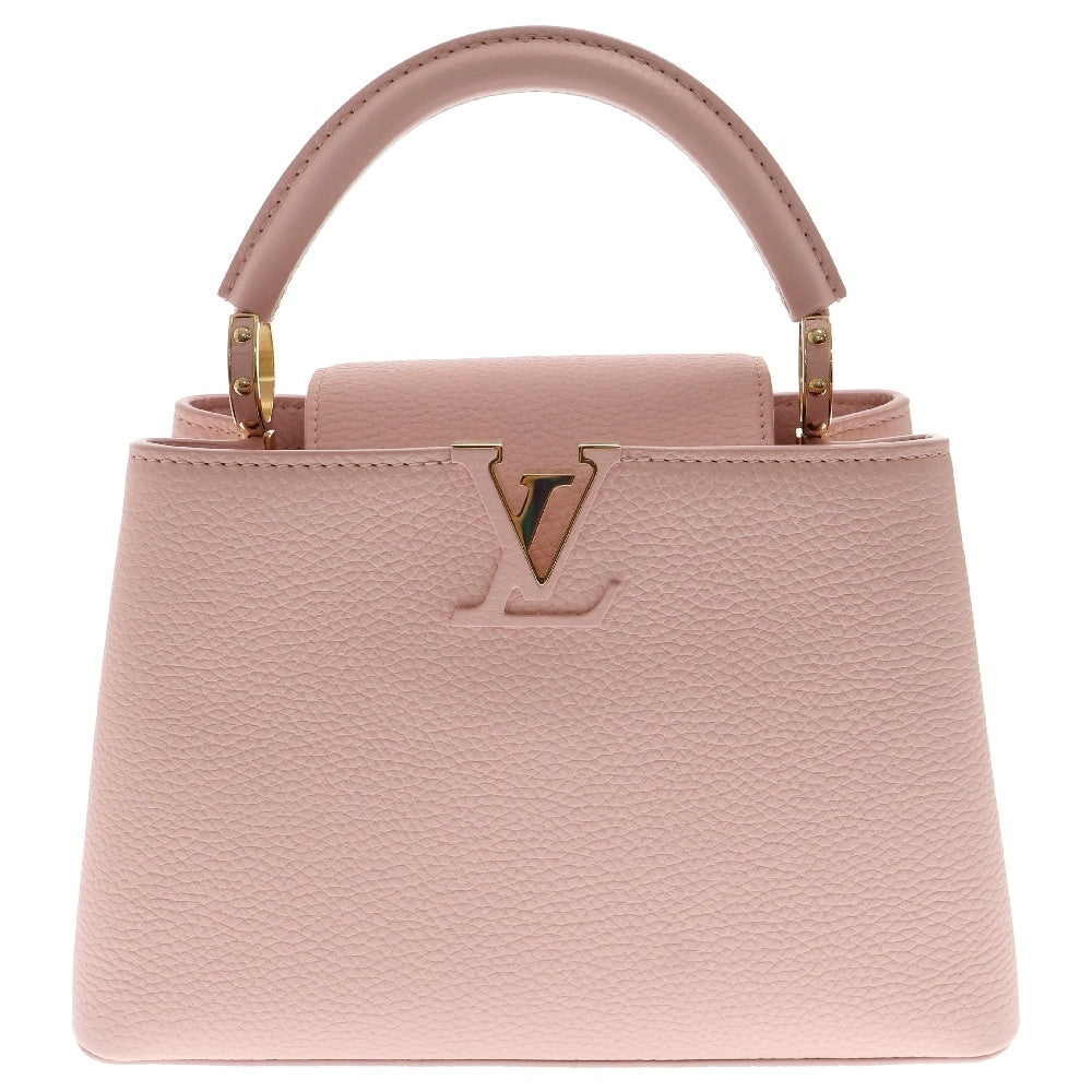 LOUIS VUITTON(ルイヴィトン) カプシーヌ BB レザー2WAYハンドバッグ ショルダーバッグ ピンク M22178