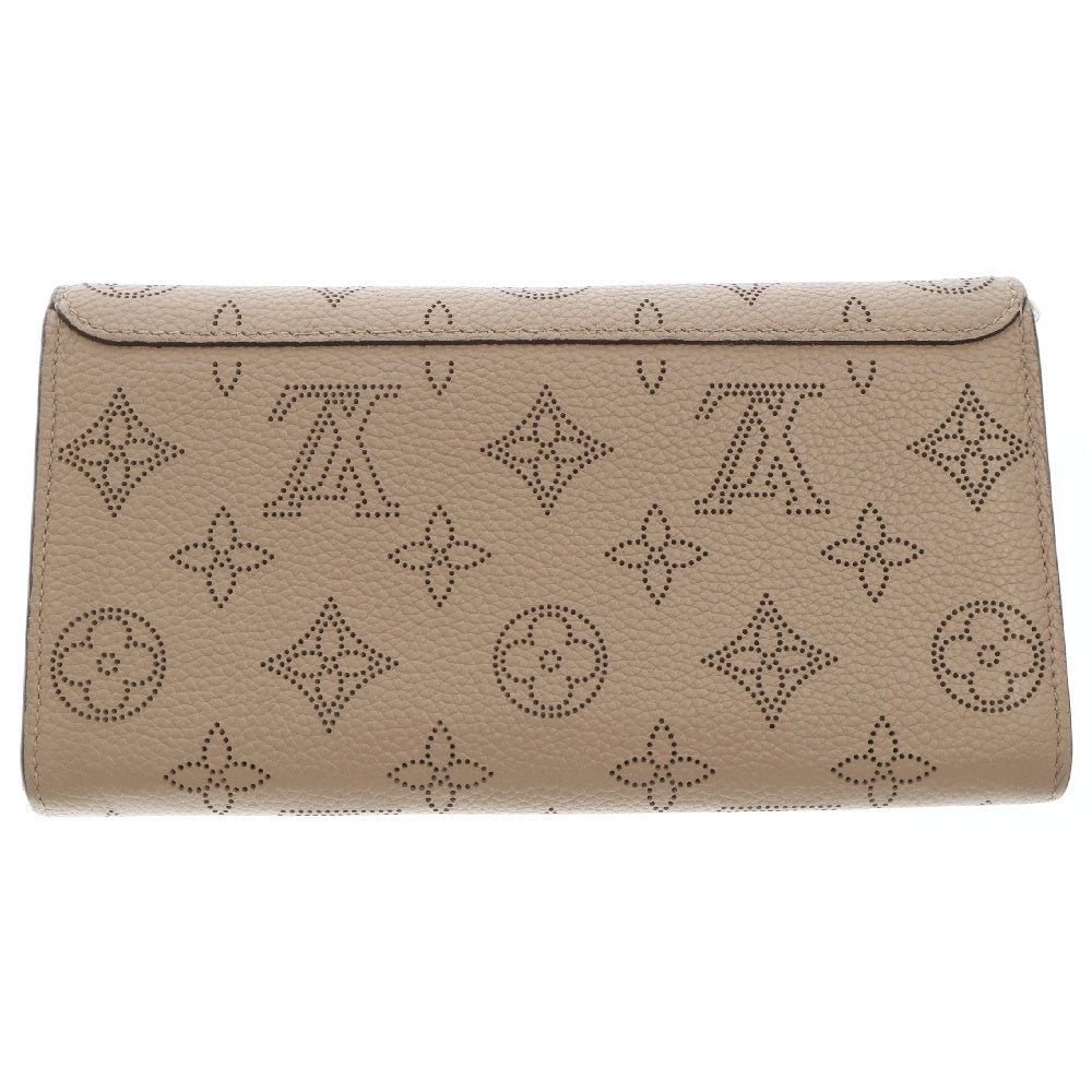 LOUIS VUITTON(ルイヴィトン) マヒナ ポルトフォイユ イリス ガレ レザーロングウォレット M60144 長財布 ベージュ