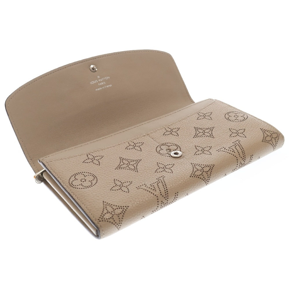 LOUIS VUITTON(ルイヴィトン) マヒナ ポルトフォイユ イリス ガレ レザーロングウォレット M60144 長財布 ベージュ