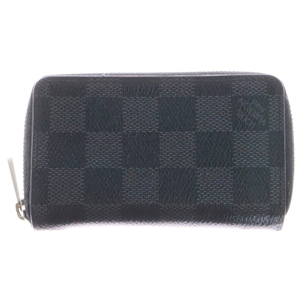LOUIS VUITTON(ルイヴィトン) ダミエ・グラフィット ジッピーコインパース コインケース 小物入れ 財布 ブラック PVC シルバー金具 N63076