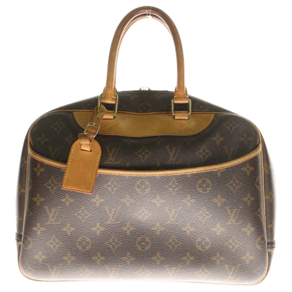 LOUIS VUITTON(ルイヴィトン) モノグラム ドーヴィル レザーハンドバッグ ブラウン M47270