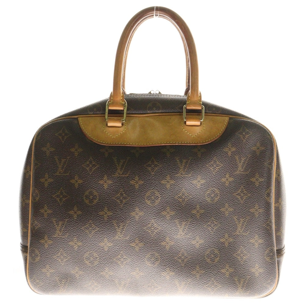 LOUIS VUITTON(ルイヴィトン) モノグラム ドーヴィル レザーハンドバッグ ブラウン M47270