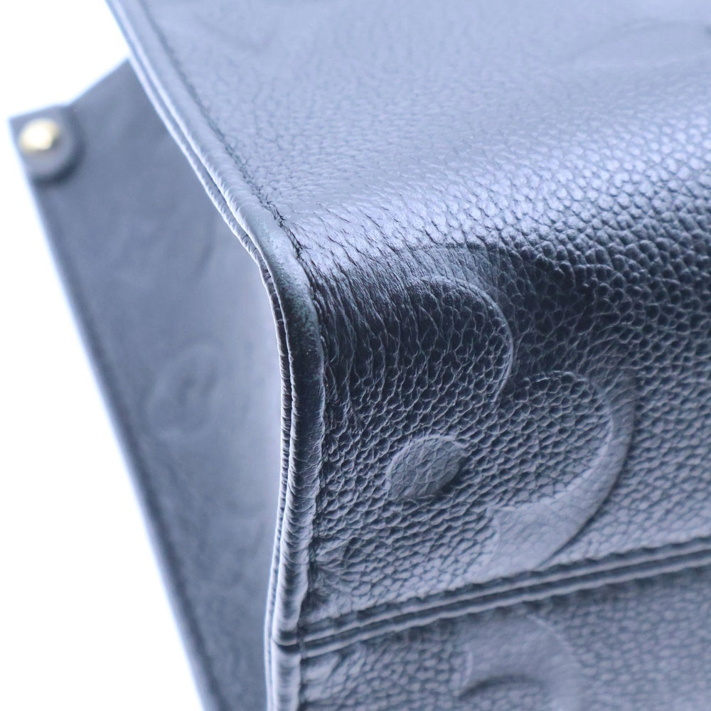 LOUIS VUITTON(ルイヴィトン) オンザゴーPM モノグラム・アンプラント 2WAY レザー ハンド ショルダーバッグ ノワール ゴールド金具 ブラック M45653 RFID