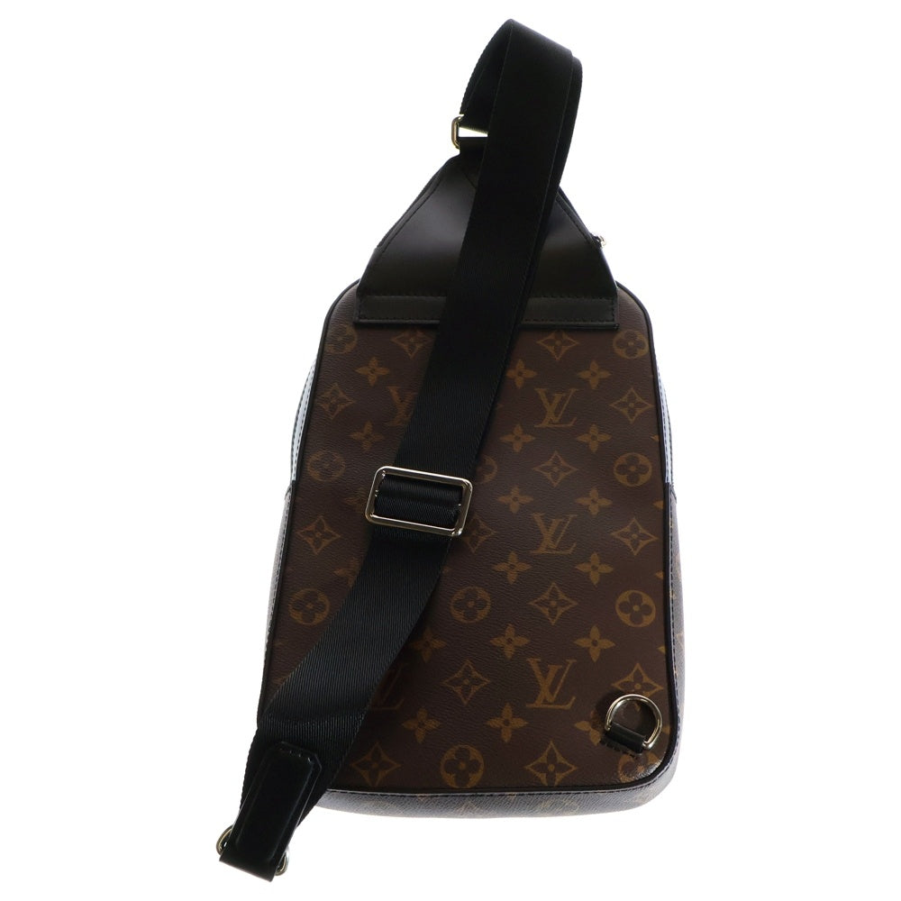 LOUIS VUITTON(ルイヴィトン) モノグラムマカサー アヴェニュー スリングバッグ レザーボディバッグ ブラウン M46327