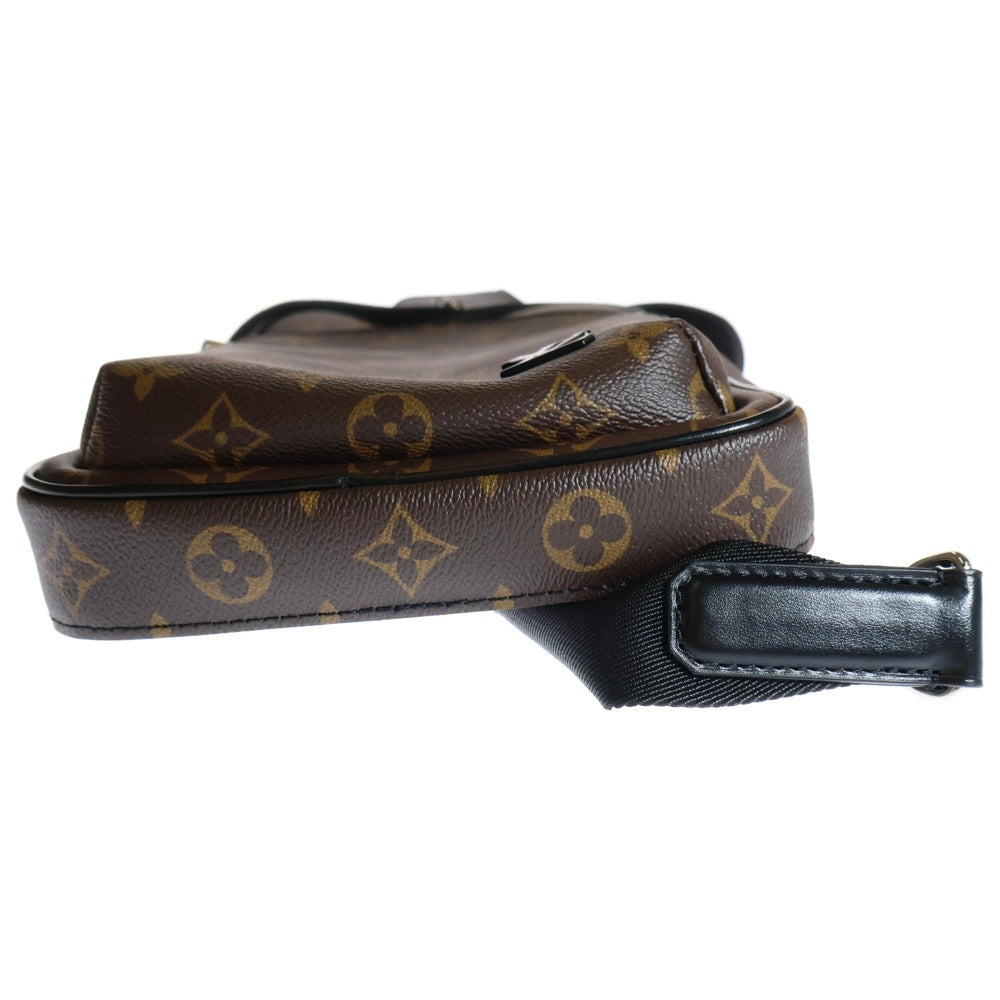 LOUIS VUITTON(ルイヴィトン) モノグラムマカサー アヴェニュー スリングバッグ レザーボディバッグ ブラウン M46327