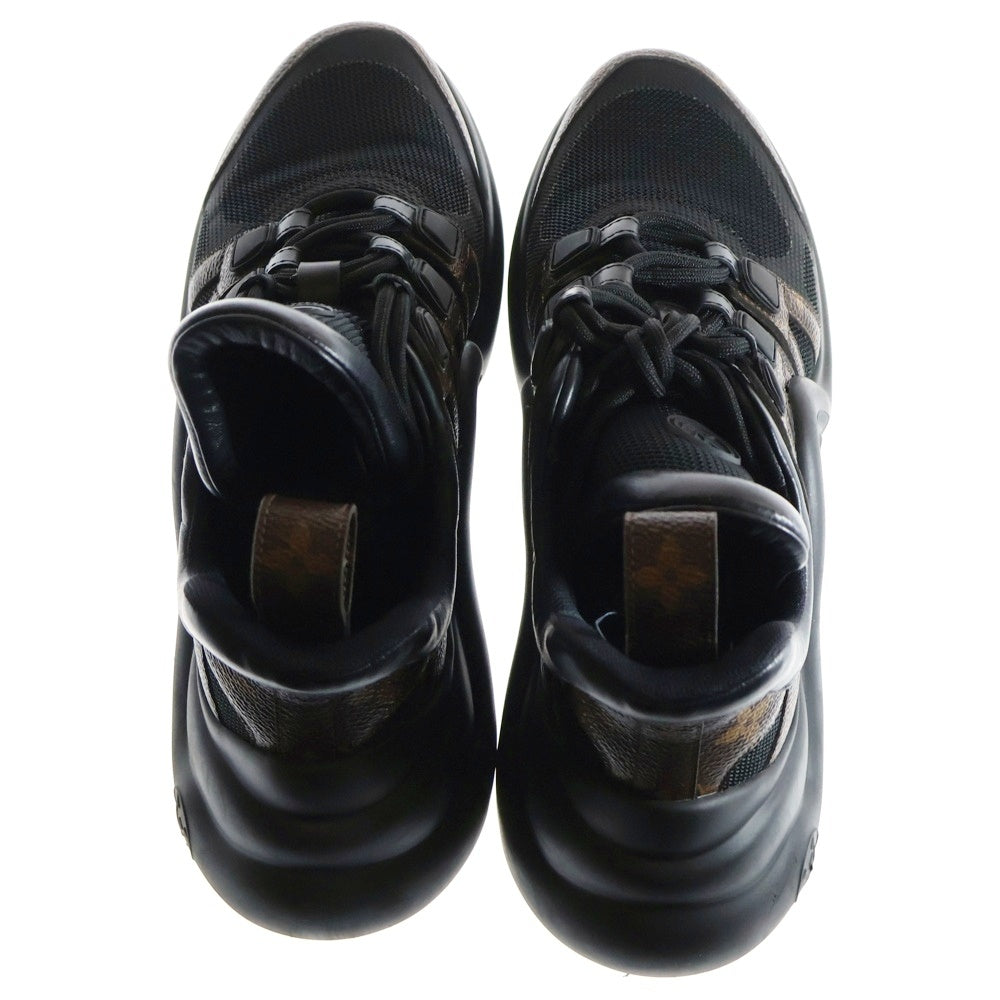LOUIS VUITTON(ルイヴィトン) MONOGRAM ARCHLIGHT SNEAKER モノグラム アークライトライン ローカットスニーカー ブラウン×ブラック レディース 39/24cm