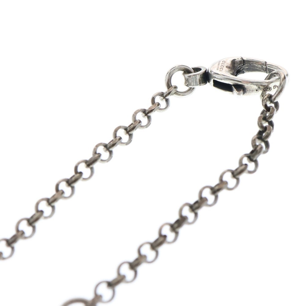GUCCI(グッチ) インターロッキングG ダブルG キーモチーフ ネックレス ペンダント チェーン シルバー SV 627757