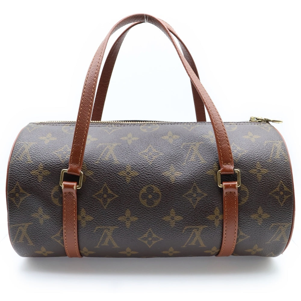 LOUIS VUITTON(ルイヴィトン) モノグラム パピヨン26 ハンドバッグ ミニバッグ ブラウン ゴールド金具 レザー×PVC M51366