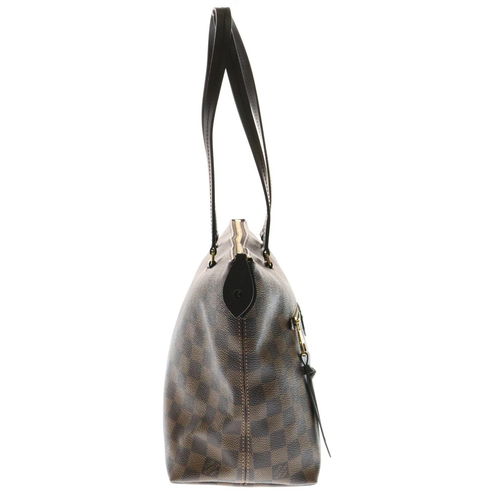 LOUIS VUITTON(ルイヴィトン) イエナPM ダミエ エベヌ PVC レザー ハンドバッグ ゴールド金具 ブラウン N41012 RFID