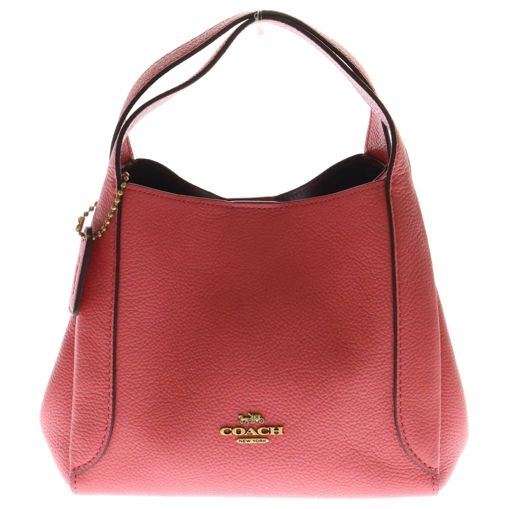 COACH(コーチ) ハドリー ホーボー 21 2WAY ショルダーバッグ クロスボディ ハンドバッグ ピンク レザー 78800