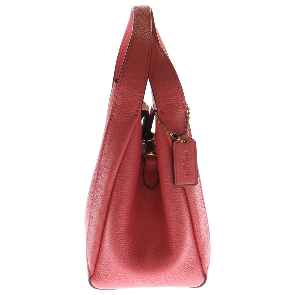 COACH(コーチ) ハドリー ホーボー 21 2WAY ショルダーバッグ クロスボディ ハンドバッグ ピンク レザー 78800