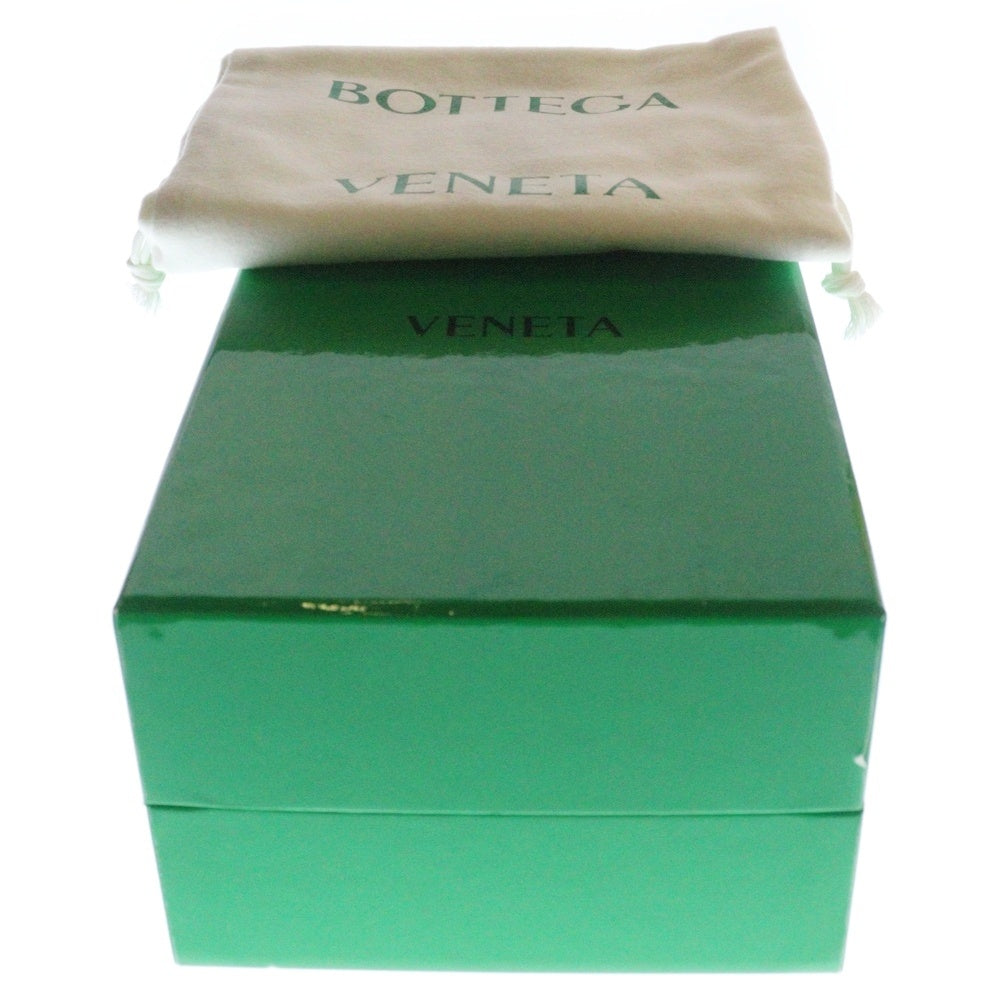 BOTTEGA VENETA(ボッテガヴェネタ) レザーチャンキー ヒールサンダル ストレッチ ミュール ブラック サイズ38 レディース