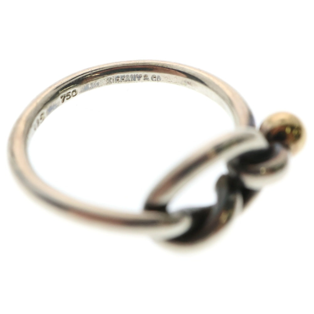 TIFFANY&Co(ティファニー) ラブノット リング 指輪 シルバー 925×750 3.1g 11.5号