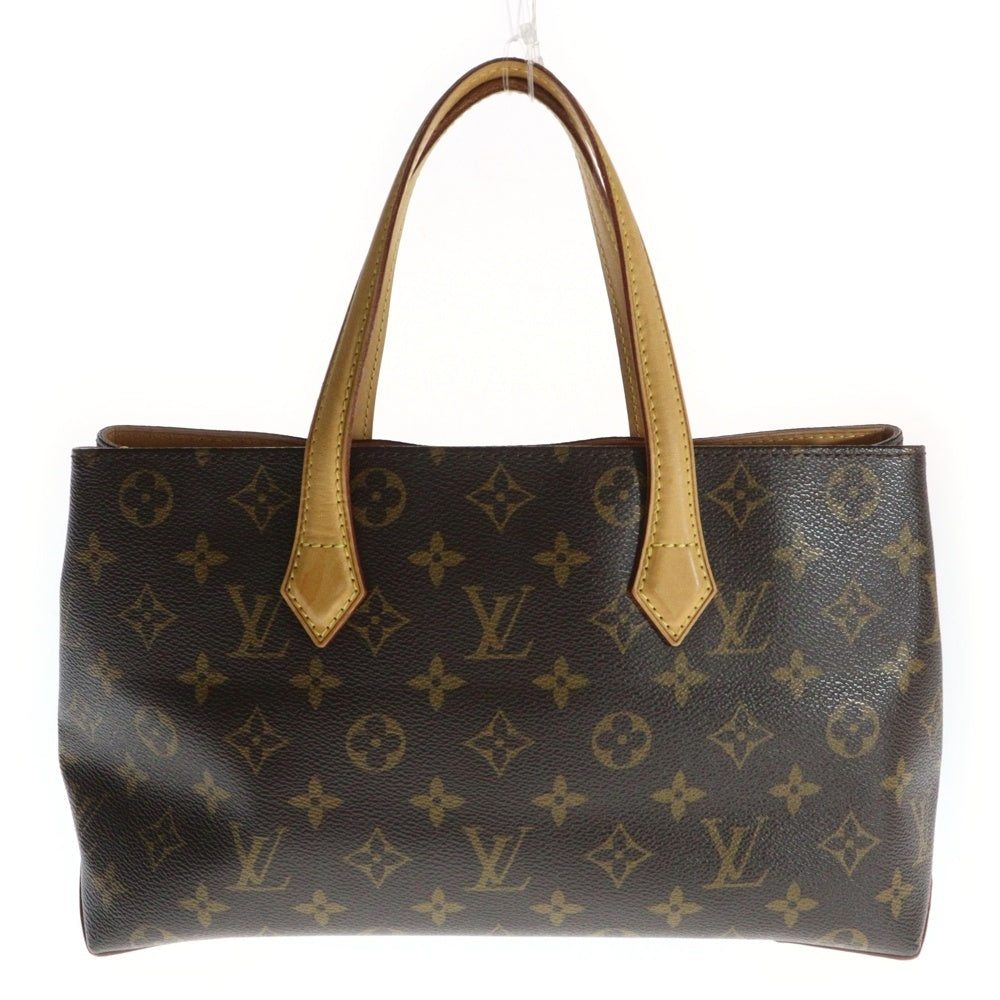 LOUIS VUITTON(ルイヴィトン) ルイヴィトン モノグラム ウィルシャーPM ハンドバッグ ミニバッグ ブラウン ゴールド金具 レザー×PVC M45643