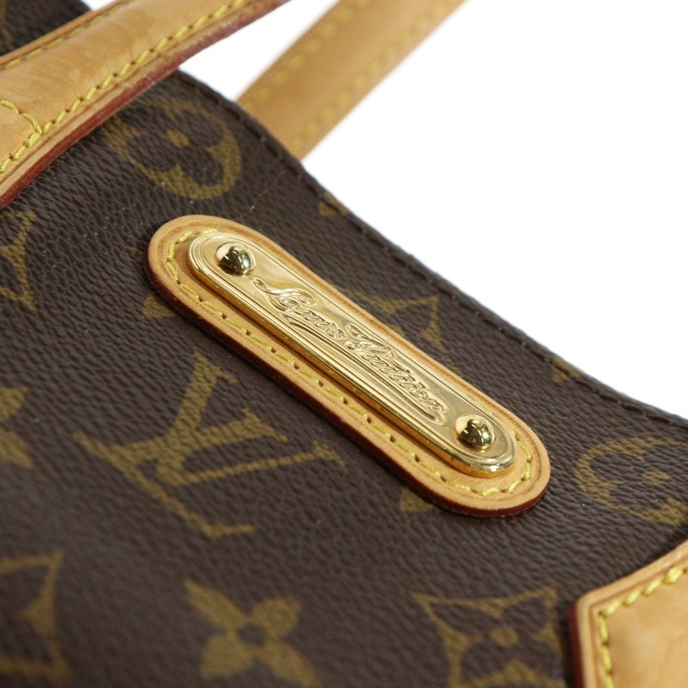 LOUIS VUITTON(ルイヴィトン) ルイヴィトン モノグラム ウィルシャーPM ハンドバッグ ミニバッグ ブラウン ゴールド金具 レザー×PVC M45643