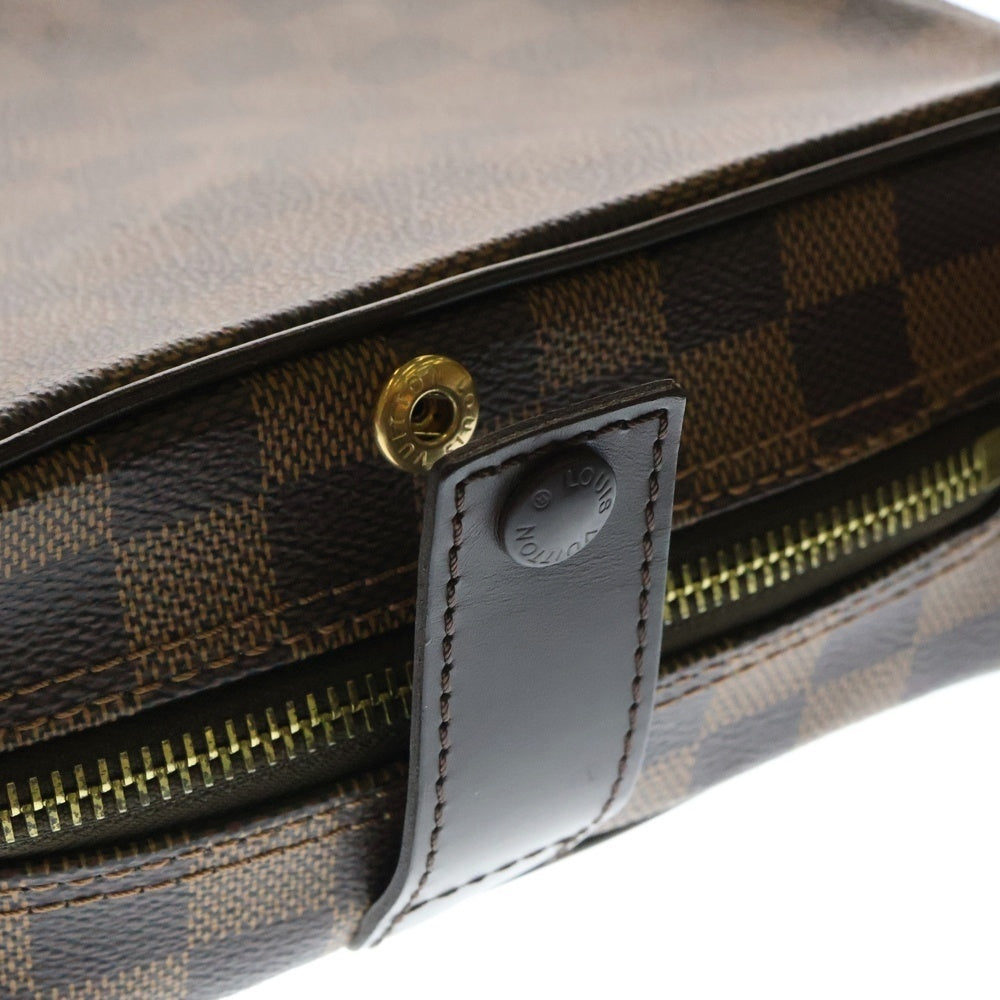 LOUIS VUITTON(ルイヴィトン) ダミエオラフPM レザーショルダーバッグ ブラウン N41442