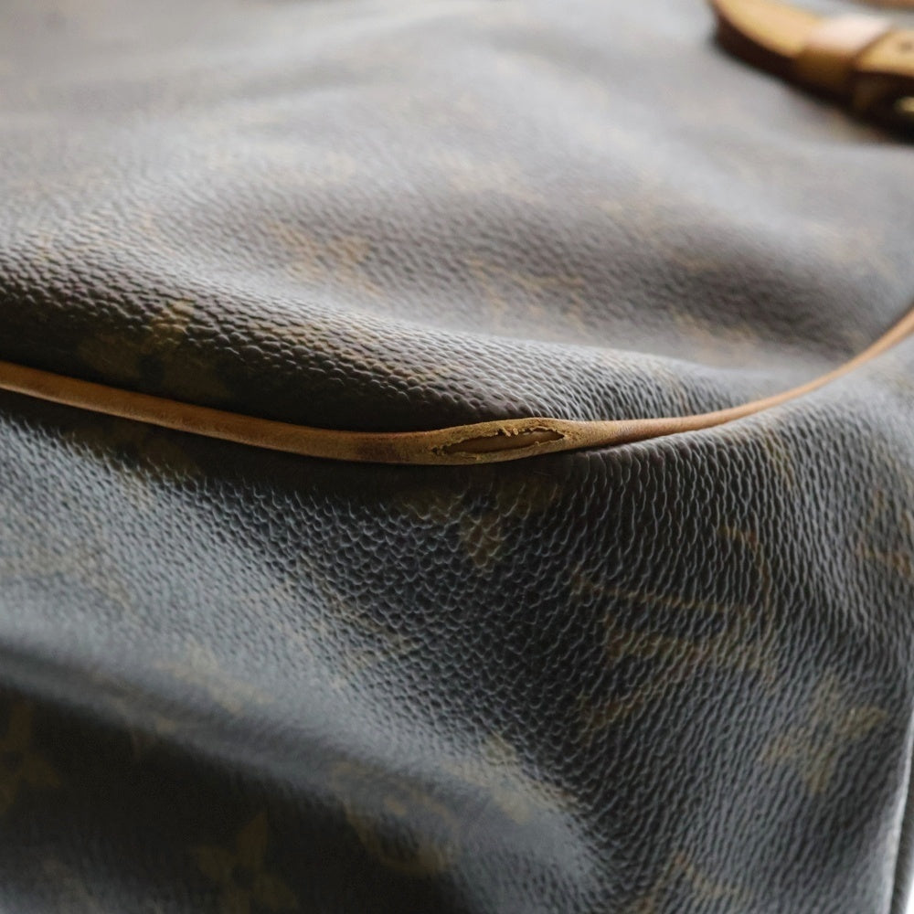 LOUIS VUITTON(ルイヴィトン) モノグラム バティニョールオリゾンタル レザートートバッグ ブラウン M51154