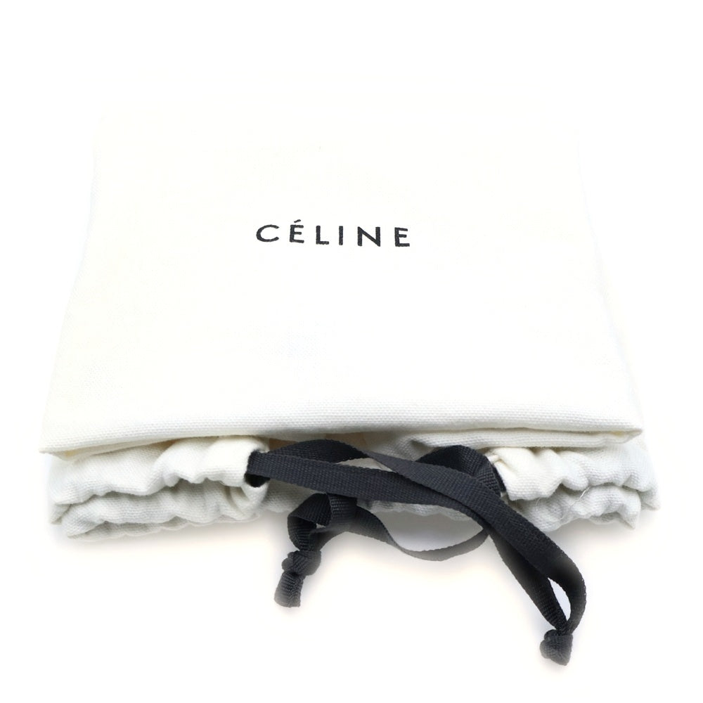 CELINE(セリーヌ) トリオ スモール ショルダーバッグ ミニバッグ ブラック ゴールド金具 レザー 192033