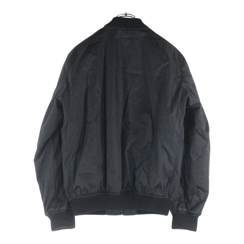 PRADA(プラダ) 24AW Re-Nylon リナイロン トライアングルロゴプレート ジップアップ ボンバージャケット ブルゾン ブラック SGA038