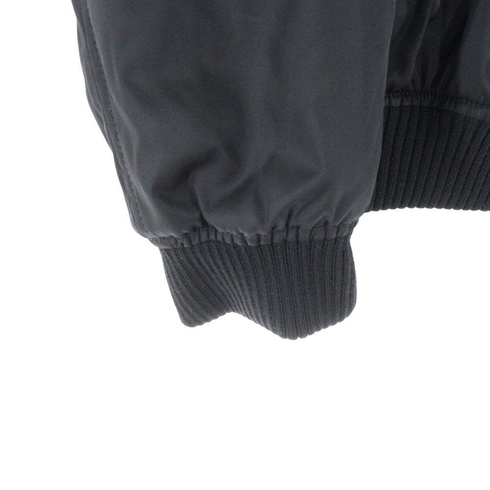 PRADA(プラダ) 24AW Re-Nylon リナイロン トライアングルロゴプレート ジップアップ ボンバージャケット ブルゾン ブラック SGA038