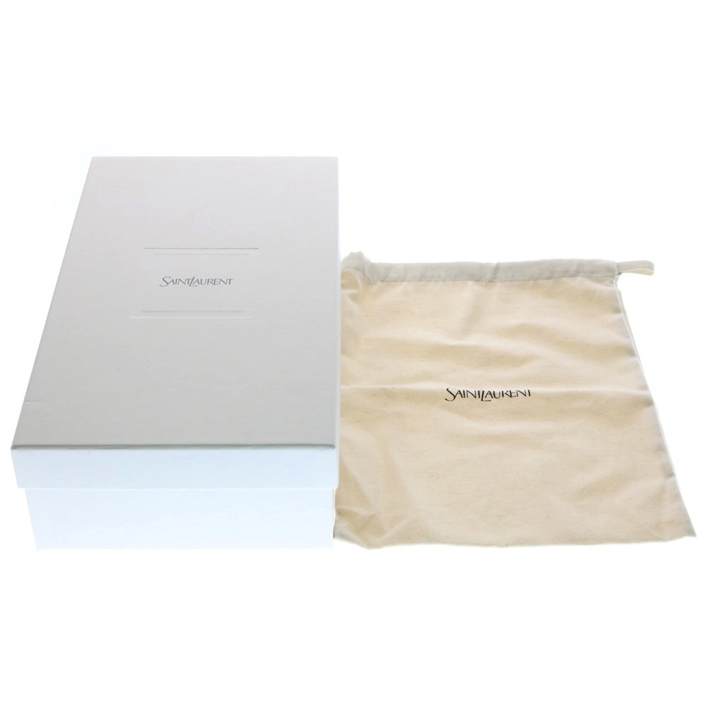 YVES SAINT LAURENT(イヴサンローラン) ヴォルテール ミニ ブラック レザー ショルダーバッグ ハンドバッグ ゴールド金具