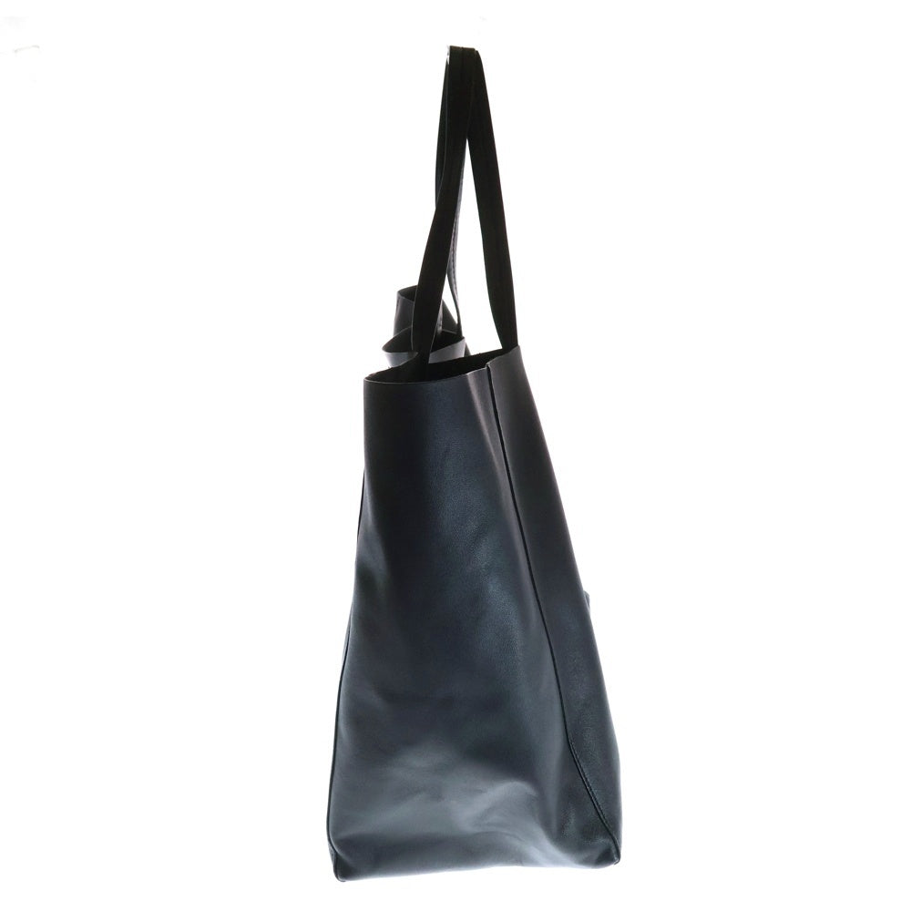 CELINE(セリーヌ) ホリゾンタルカバ ラージ レザー ハンド トートバッグ ゴールド金具 ブラック
