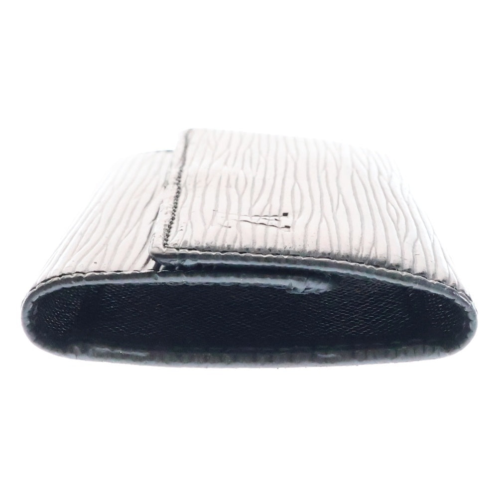 LOUIS VUITTON(ルイヴィトン) エピ ミュルティクレ6 キーケース キーリング キーホルダー ブラック ノワール シルバー金具 レザー M63812