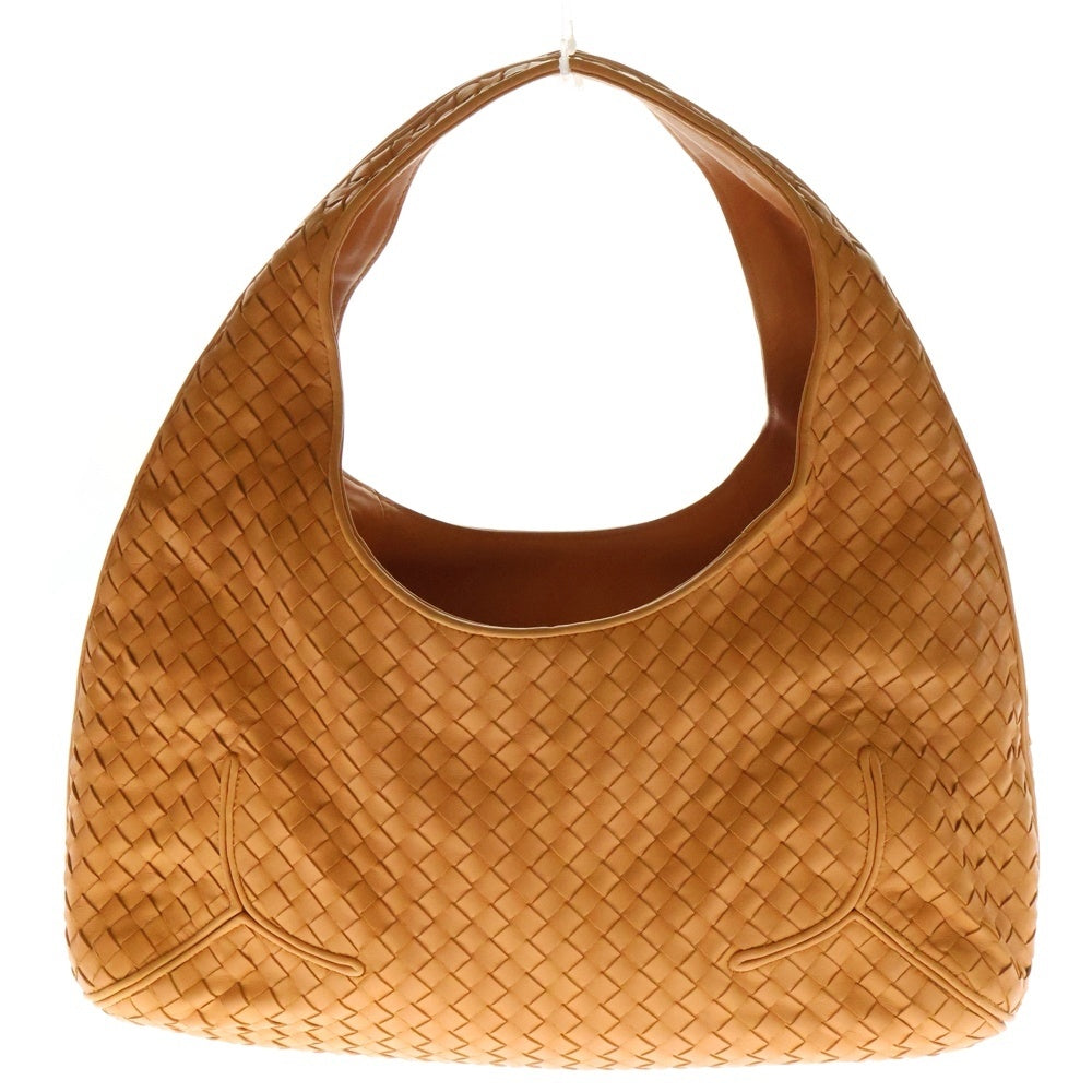 BOTTEGA VENETA(ボッテガヴェネタ) イントレチャート ホーボー レザー ワンショルダーバッグ オレンジ