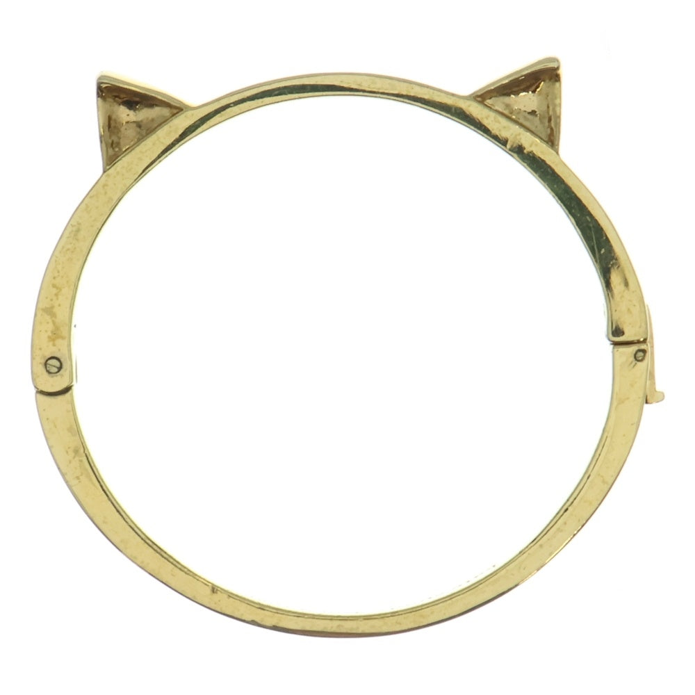 Kate Spade(ケイトスペード) 猫耳 ブレスレット バングル ゴールド