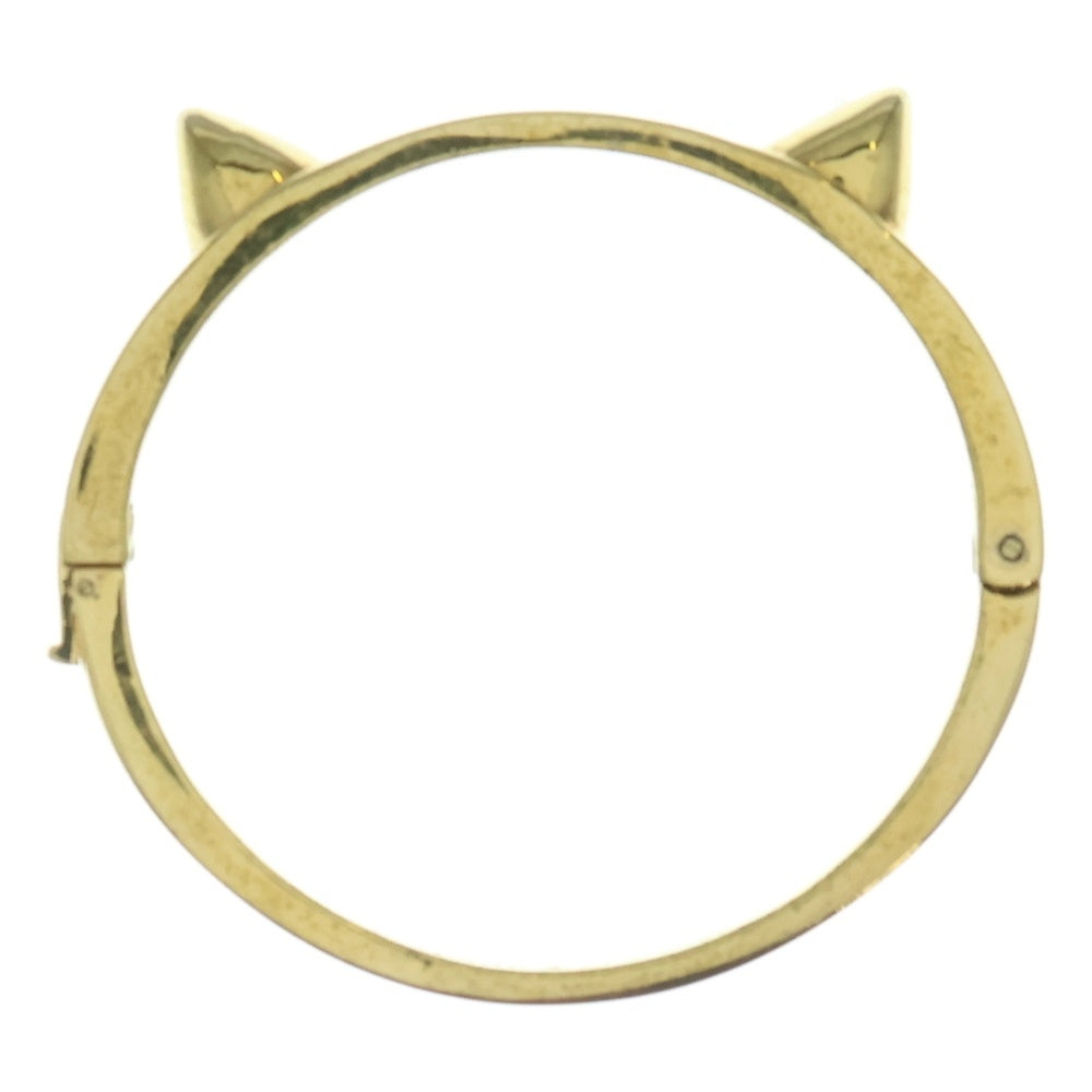 Kate Spade(ケイトスペード) 猫耳 ブレスレット バングル ゴールド