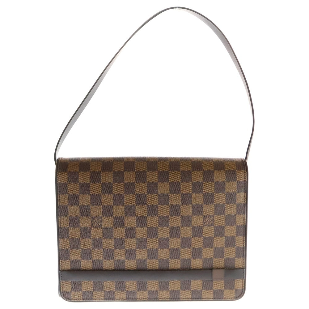 LOUIS VUITTON(ルイヴィトン) ダミエ トライベッカ・カレ ブラウン PVC N51161 ショルダーバッグ