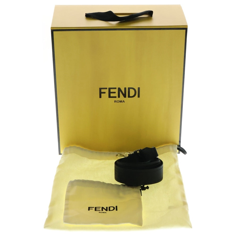 FENDI(フェンディ) ピーカブー ISeeU アイシーユー エックスクロス ブラック レザー 2wayショルダーバッグ ハンドバッグ シルバー金具 7VA582