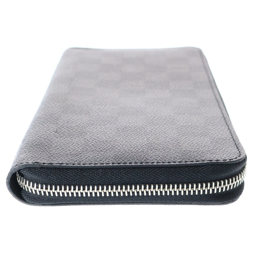 LOUIS VUITTON(ルイヴィトン) ダミエグラフィット ジッピーウォレット ヴェルティカル レザーロングウォレット 長財布 ブラック N63095