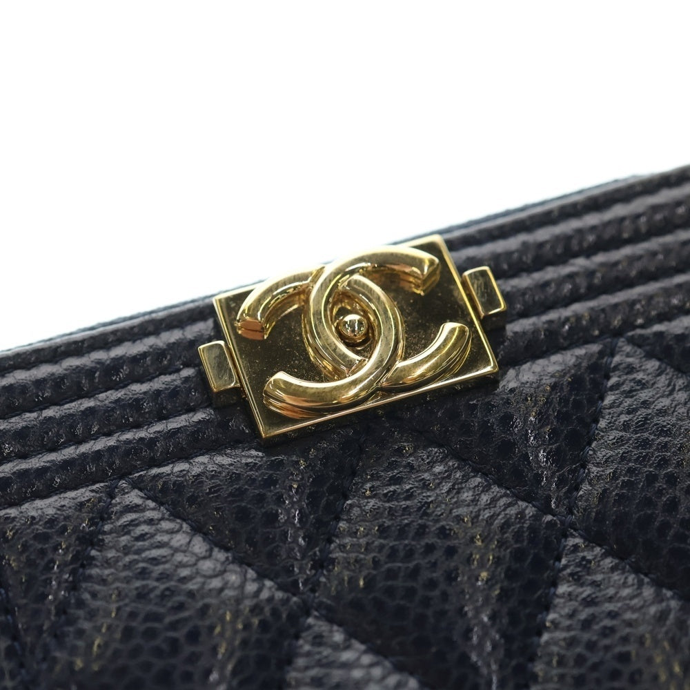 CHANEL(シャネル) ボーイシャネル ラウンドファスナー カード・コイン