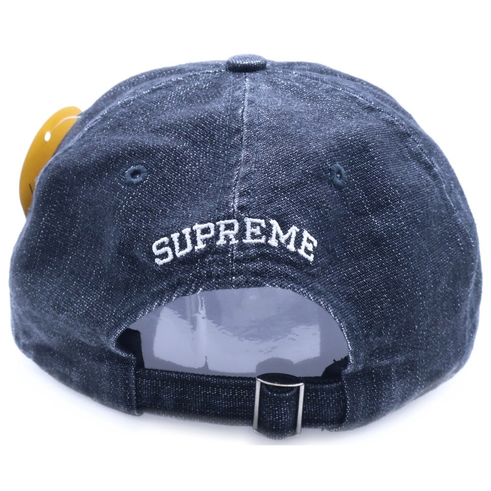 SUPREME(シュプリーム) 22SS kevlar Denim S Logo 6-Panel Cap ケブラー デニムSロゴベースボールキャップ 帽子 ブラック