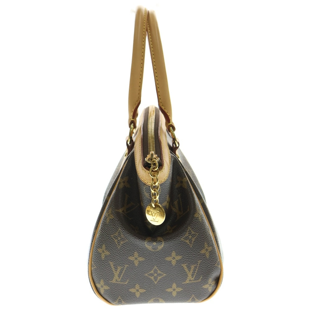 LOUIS VUITTON(ルイヴィトン) モノグラム ティヴォリPM レザーハンドバッグ ブラウン レディース M40143
