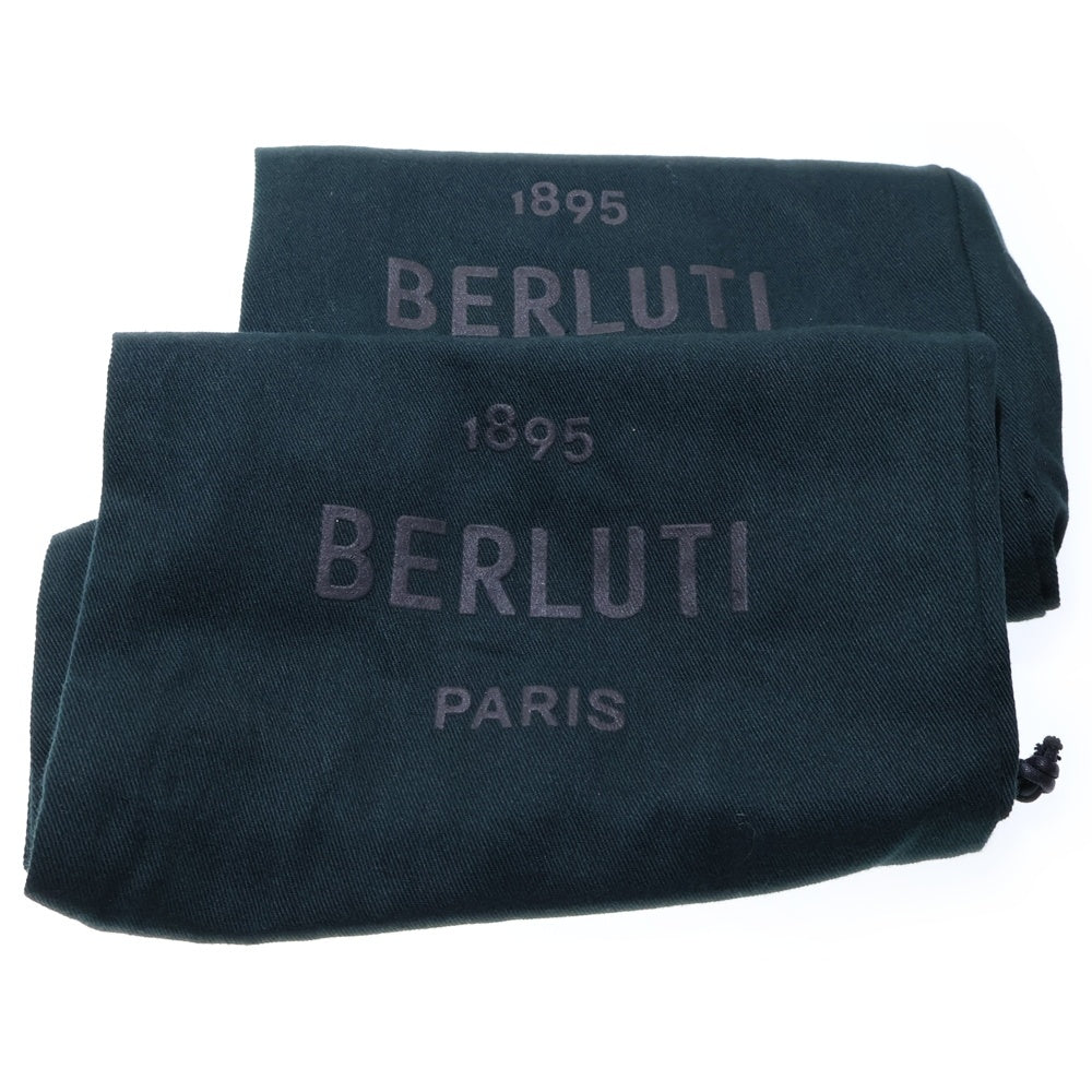 Berluti(ベルルッティ) カリグラフィ サイラス オマーン スリッポン ブラウン レザー 靴