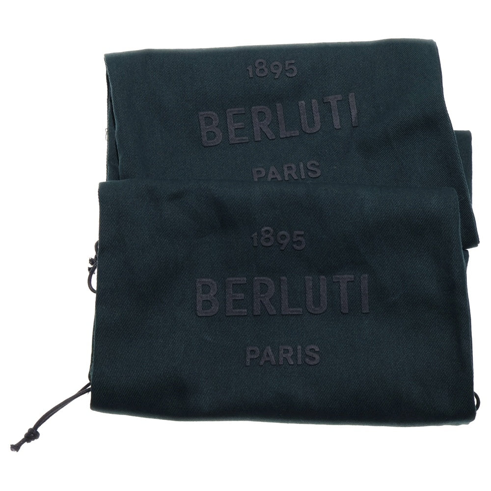 Berluti(ベルルッティ) シャドウ レザーサンダル カリグラフィー ブラウン レザー 靴