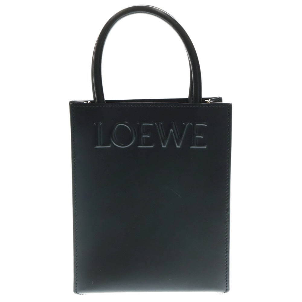 LOEWE(ロエベ) スタンダード A5 レザートートバッグ ブラック