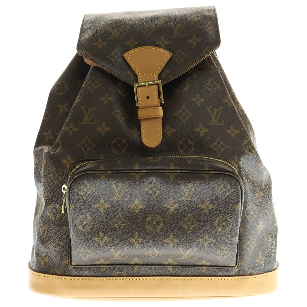 LOUIS VUITTON(ルイヴィトン) モノグラム モンスリGM ブラウン リュック バックパック PVC M51135