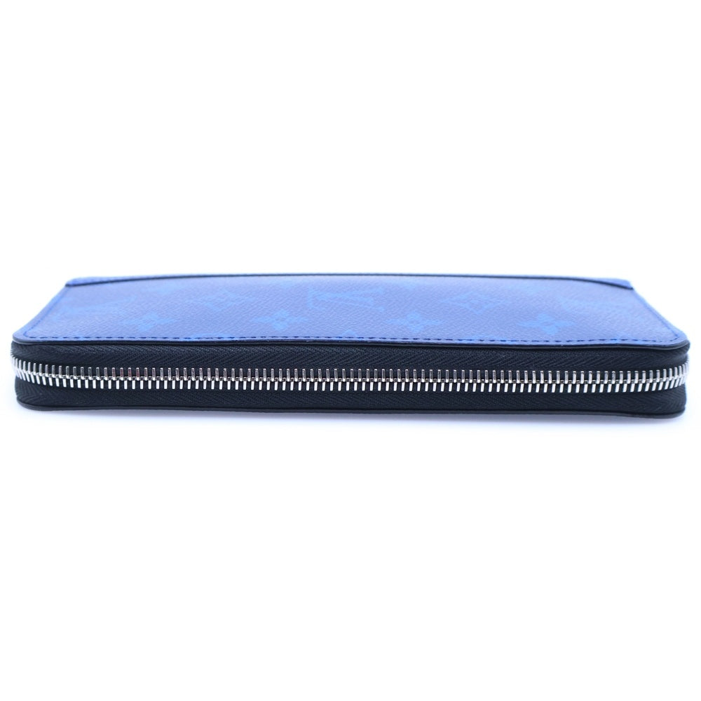 LOUIS VUITTON(ルイヴィトン) ジッピーウォレット ヴェルティカル タイガラマ モノグラム PVC レザー ラウンドファスナー ロングウォレット 長財布 シルバー金具 ブルー/ネイビー M30447