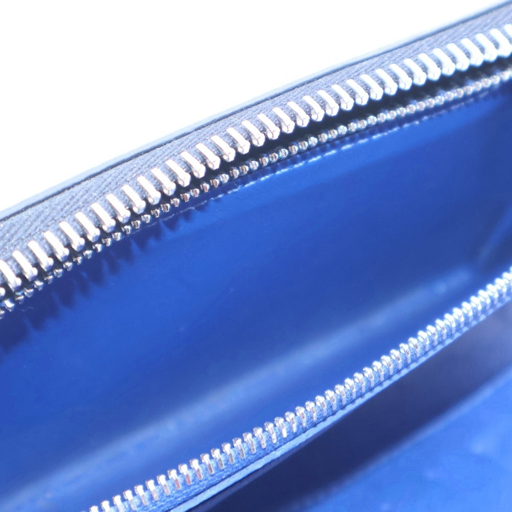 LOUIS VUITTON(ルイヴィトン) ジッピーウォレット ヴェルティカル タイガラマ モノグラム PVC レザー ラウンドファスナー ロングウォレット 長財布 シルバー金具 ブルー/ネイビー M30447