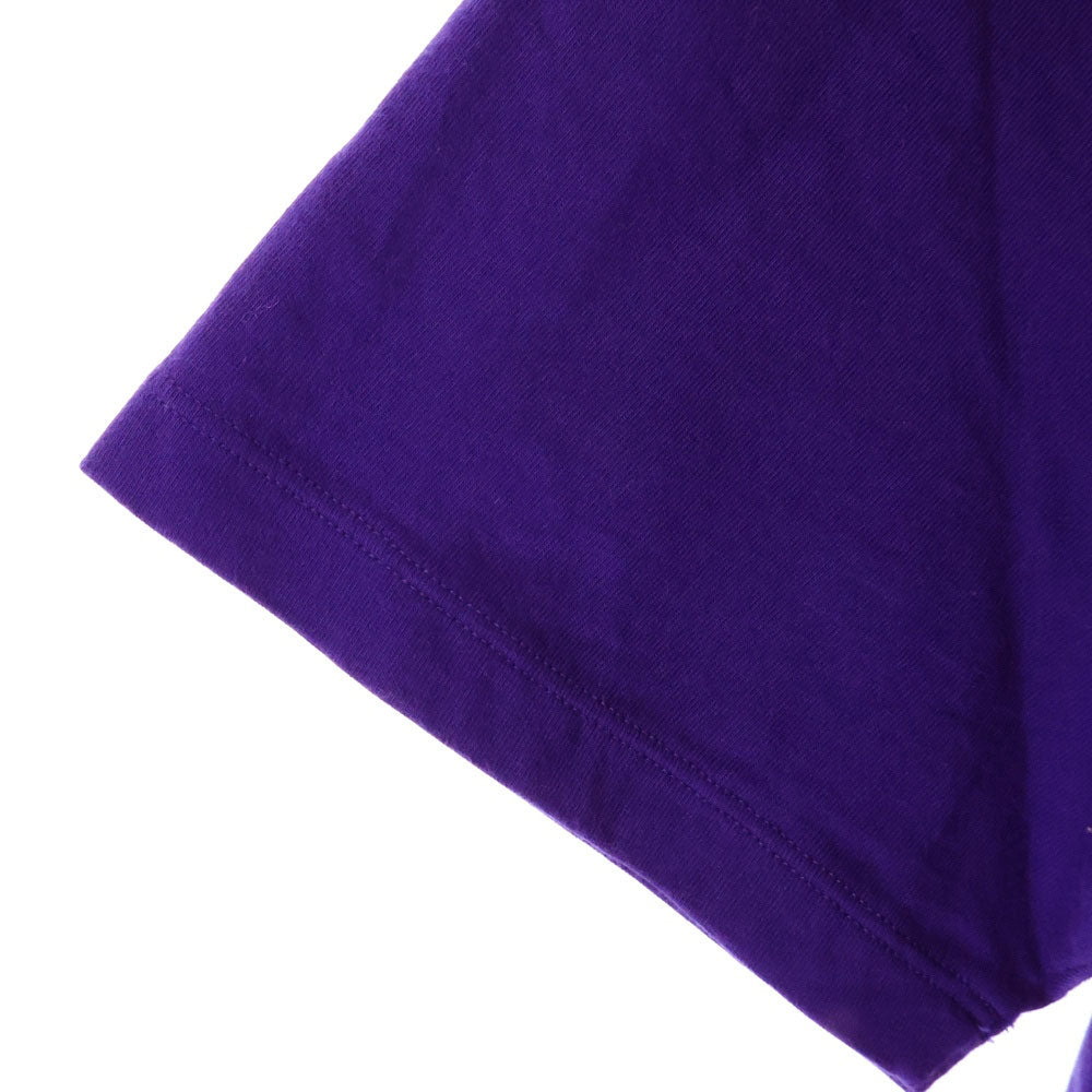 GUCCI(グッチ) GGロゴ エンブロイダリークルーネック半袖Tシャツカットソー パープル 673710 XJDVI