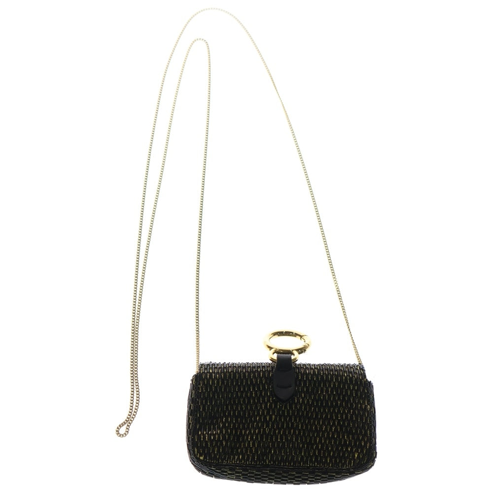 FENDI(フェンディ) ナノバケット ビーズ チェーンショルダーバッグ